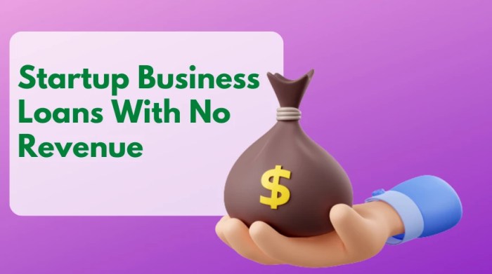 Startup financing with no revenue