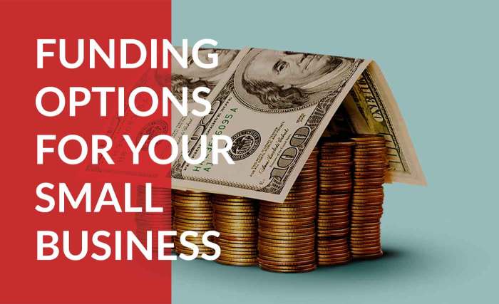 Small business funding for startups